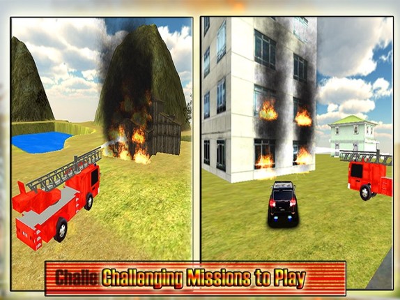 Fire Truck Driving 2016 Adventure – Real Firefighter Simulator with Emergency Parking and Fire Brigade Sirens Image