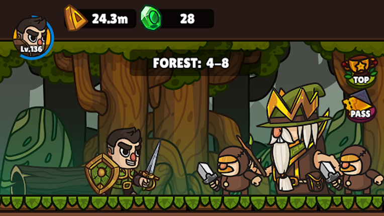Idle RPG Adventure Hero Image