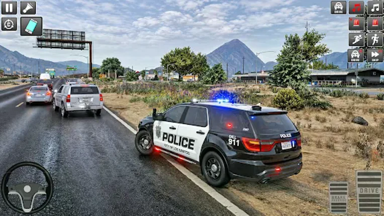 police Simulator: police car Image