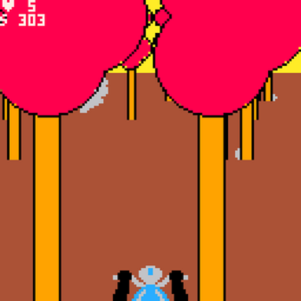 1K Death Chase demake #Pico1k Image