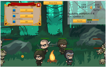 Bonfire Idle Clicker Defense Image