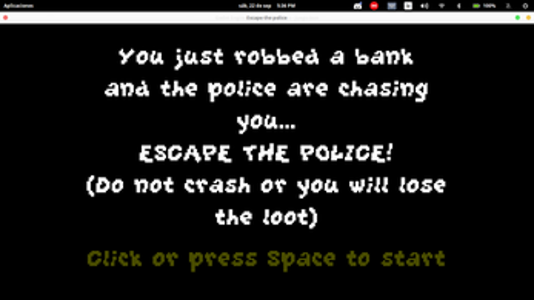 Escape the Police screenshot