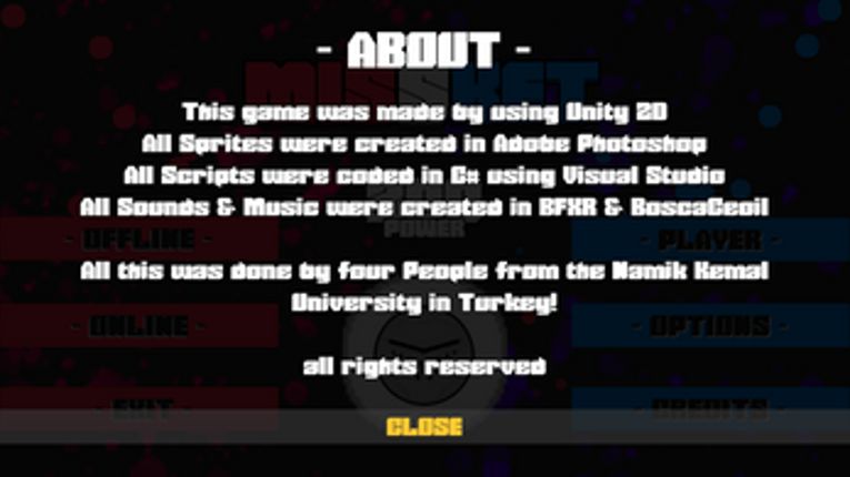 MISSKET screenshot