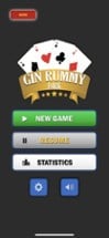 Gin Rummy Card Game Dark Image