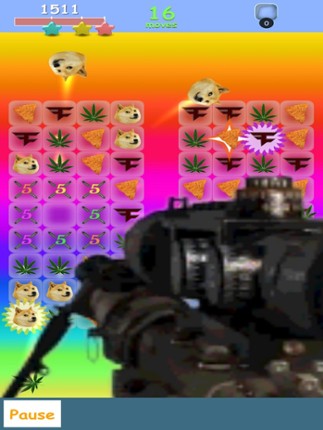Meme Crush - MLG Kush edition screenshot