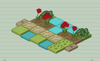 Mr. Tulip Head's Puzzle Garden Image