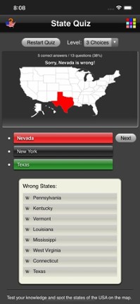 State Quiz screenshot