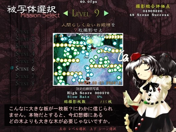 Touhou Bunkachou: Shoot the Bullet Image
