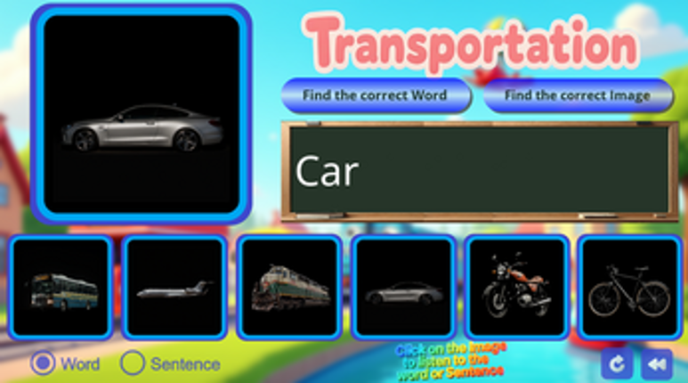 Transportation screenshot