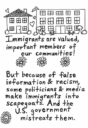 Zine: Immigrants & Refugees Are Welcome Here screenshot