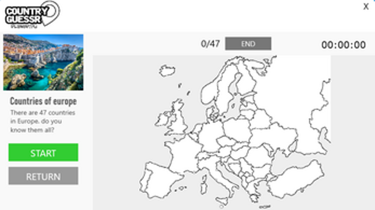 CountryGuessr prototype screenshot