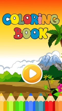 Dinosaur Coloring Book Draw and Paint Dino Games screenshot