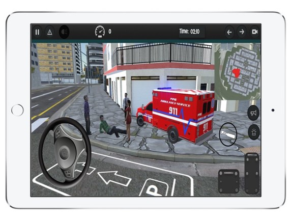 Emergency Ambulance Car Driver screenshot