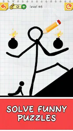 Draw 2 Save: Stickman Puzzle Image