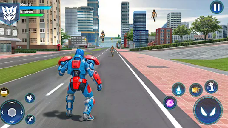 Flying Robot Car Transform screenshot