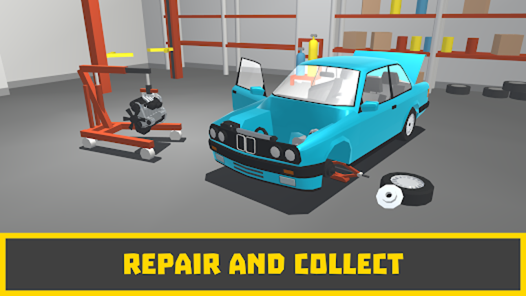 Retro Garage - Car Mechanic Image