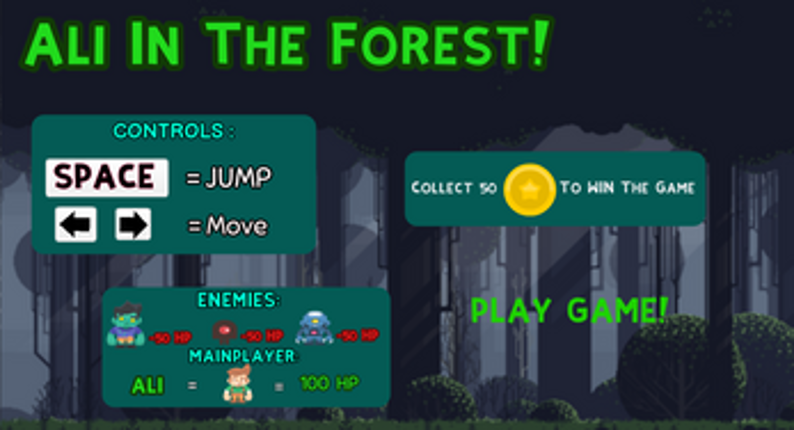 Ali In The Forest screenshot