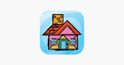 Kids Doodle &amp; Discover: Houses, Cartoon Tangram Image