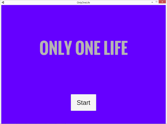 Only One Life Game Cover