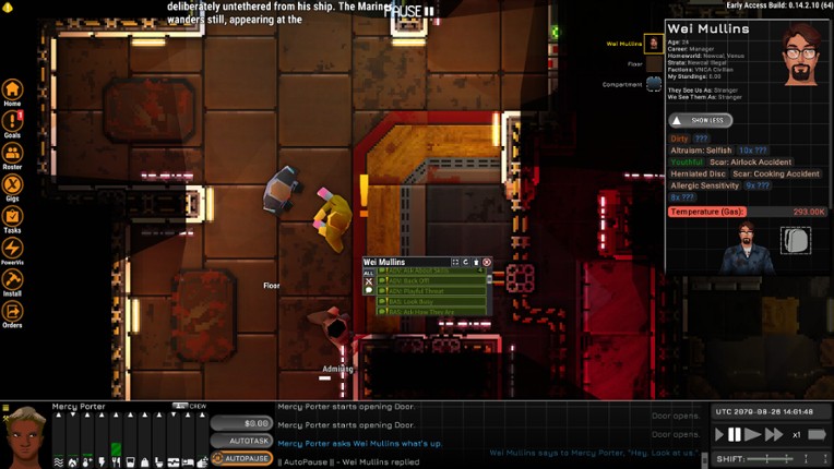 Ostranauts screenshot