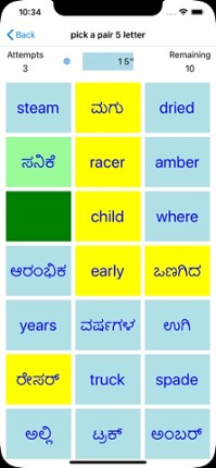 PickAPair Kannada - English screenshot