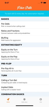 Poker Drills: Learn on the Go Image