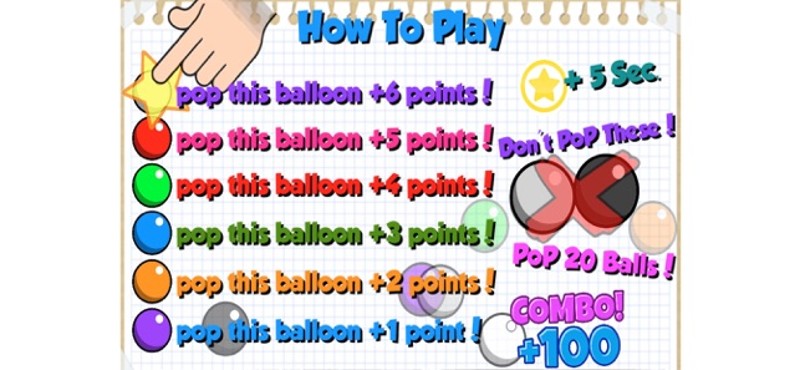 Pop Pop The Balloons screenshot