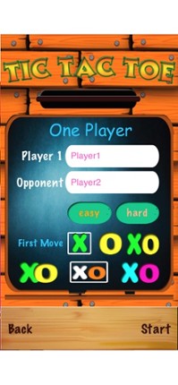 TicTacToe - One &amp; Two Player screenshot