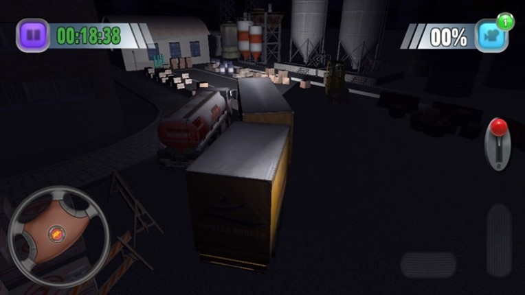 TruckSim: 3D Night Parking Simulator screenshot