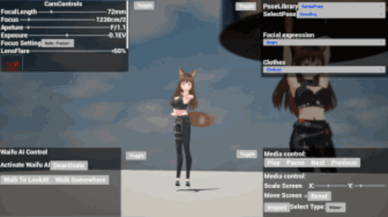 Waifu Posing Simulator "Free" screenshot