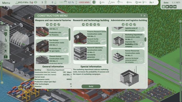 Werner Waffenwerke: Arms Tycoon screenshot