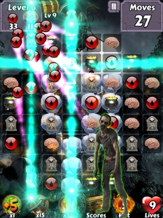 Zombie Mania Halloween World - Free puzzle games for trick or treat screenshot