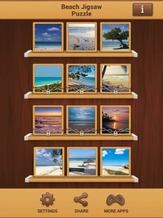 Beach Jigsaw Puzzles - Fun Brain Games Image