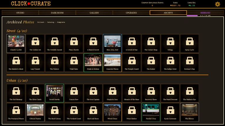 Click & Curate: Idle Photography Image