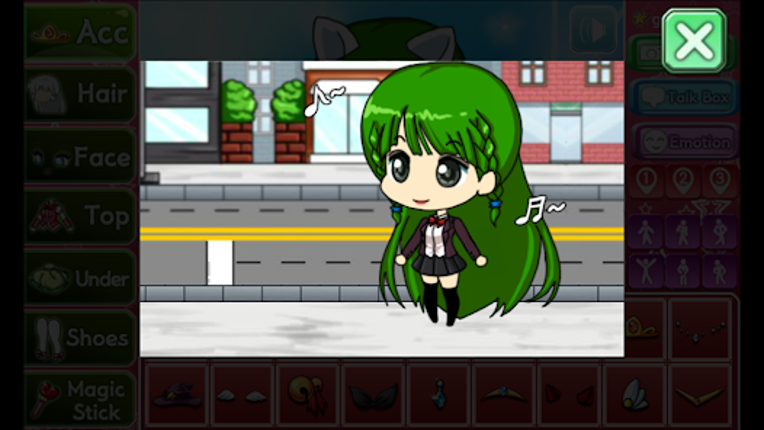 Magical Pretty Girl: dress up screenshot