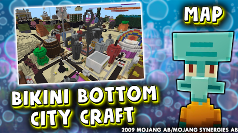 Bikini Bottom City Craft Map Image