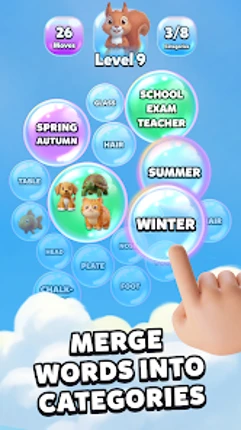 Word Bubbles: Merge Game Image