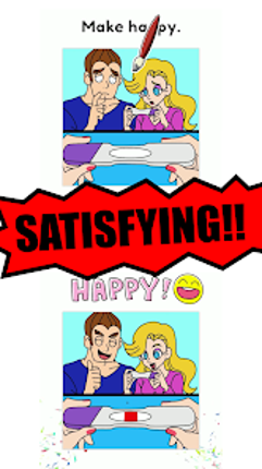 Draw Happy Baby : Puzzle Game screenshot