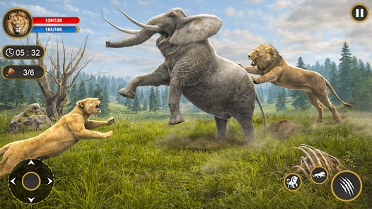 Lion King Jungle Hunting Game screenshot