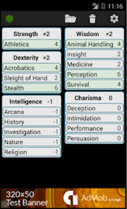 Fifth Edition Character Sheet Image