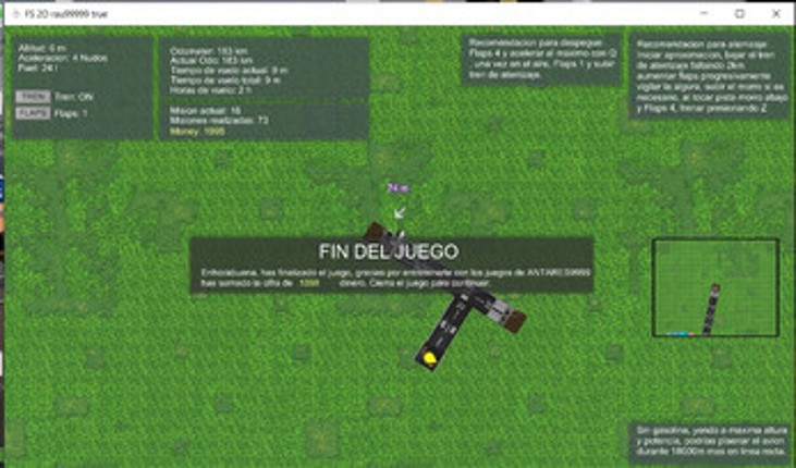 2D Flight Simulator Image