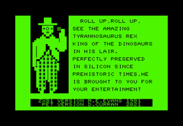 3D Monster Maze (Commodore PET) screenshot