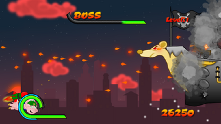 War Piggy: Jetpack Pig Warrior Image