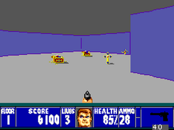 Wolfenstein Maze 3D screenshot