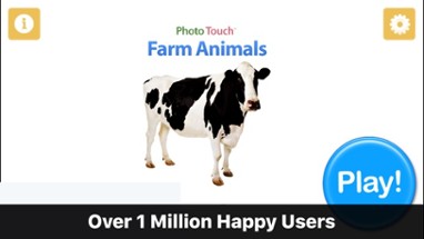 Preschool Games - Farm Animals by Photo Touch Image