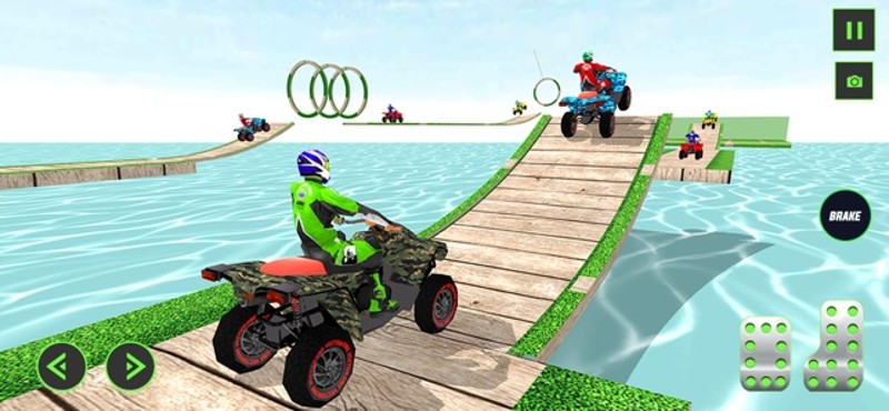 Quad Bike Stunt Racing Games screenshot