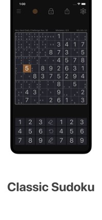 Sudoku screenshot