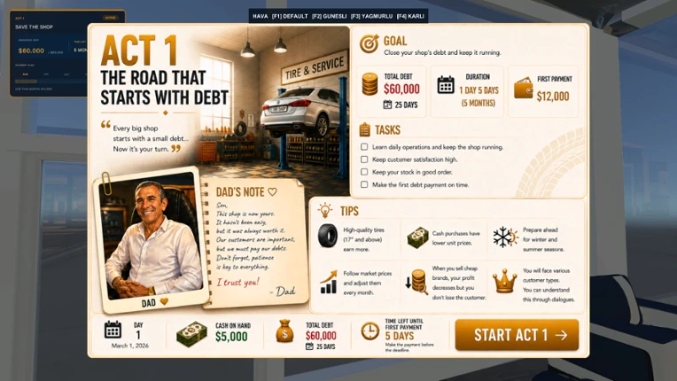 Tire Dealer Simulator Image