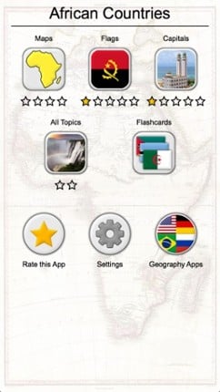 African Countries - Flags and Map of Africa Quiz screenshot