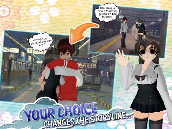 Anime Story in School days screenshot